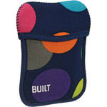Built NY Hoodie Camera Case, Ultra Compact (4.1 x 5.25 x 0.8", Scatter Dot with Scuba Blue Interior)