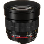 Rokinon 85mm f/1.4 Aspherical Lens for Nikon With Focus Confirm Chip