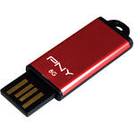 PNY Technologies 8GB Micro Slide Attaché (Red)