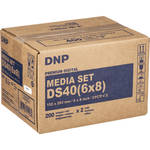 DNP 6.0 x 8.0" Print Pack For DNP DS-40 Digital Photo Printer