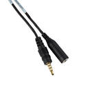 Sescom 6' (182.9 cm) iAdapt iPhone/iPod/iPad TRRS Plug to TRRS Jack Adapter Cable