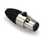 Que Audio DAADSHL Q Compact Connection Adapter for Shure Bodypacks (Black)