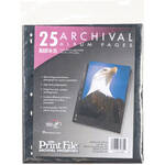 Print File Premium Series-S Archival Storage Page, 8x10" - 25 Pack