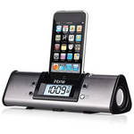 iHome iH16 Travel Alarm Clock for iPod (Gunmetal)