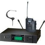 Audio-Technica ATW-3193 Wireless UHF Bodypack System with Headworn Microphone (Black)