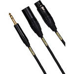 Mogami 1/4" TRS to Male/Female XLR Gold Send/Return Cable (6')