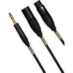 Mogami 1/4" TRS to Male/Female XLR Gold Send/Return Cable (12')
