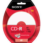 Sony CD-R Recordable Storage - 10 Discs