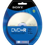 Sony DVD+R Recordable DVD Media - 10 Pack