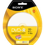 Sony 4.7 GB DVD-R (10 Discs)