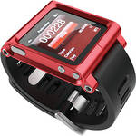 LUNATIK Wrist Strap Conversion Kit for iPod nano 6th Generation, 8/16GB (Red)