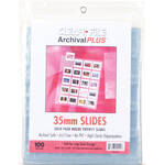 ClearFile Archival-Plus Slide Page, 35mm - 100 Pack