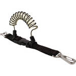 Beneath the Surface Coil Lanyard 36" with Stainless Steel Hardware (Black)