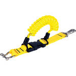 Beneath the Surface Coil Lanyard 36" with Stainless Steel Hardware (Yellow)
