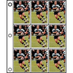 ClearFile 63B Wallet Size Print Page (Holds 9 2.5 x 3.5" Cards, 25 Pack)