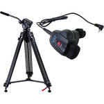 Acebil i-605DX Prosumer Tripod System with RMC-1DVX Lens Zoom Controller