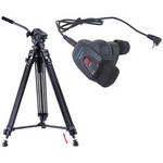 Acebil i-705DX Prosumer Tripod System with RMC-1DV Video Lens Zoom Controller