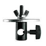 Manfrotto 16mm Female Adapter with 3/8" Screw and 80mm Disc