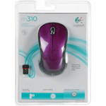 Logitech M310 Wireless Mouse (Vivid Violet)