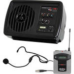 Galaxy Audio PA6SR Powered Hot Spot Personal PA & Wireless Microphone System