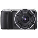 Sony Alpha NEX-C3 Digital Camera with 16mm Wide-Angle Lens (Black)