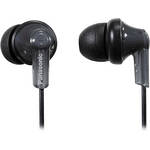 Panasonic RP-HJC120 In-Ear Headphones with Mic and Remote (Black)