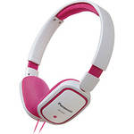 Panasonic RP-HX40 Lightweight On-Ear Stereo Headphones (Pink/White)