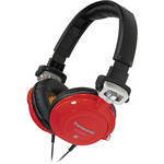 Panasonic RP-DJS-400 DJ Street Style Headphones (Red)
