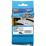 Brother TZeFX231 1/2" Black on White Flexible ID Tape (26.2')