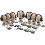 PortaCom PRO-570 7-User ProLink Dual-Ear Wireless Beltpack Intercom System