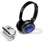 Coby CV18523 Deep Bass Stereo Headphones and Mini MP3 Speaker (Blue)