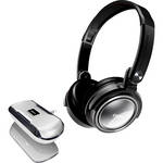 Coby CV18523 Deep Bass Stereo Headphones and Mini MP3 Speaker (Silver)