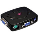 Aluratek 4-Port PS/2 KVM Switch with Cables