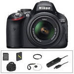 Nikon D5100 DSLR Essentials Kit with 18-55mm VR Lens