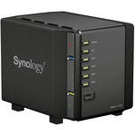 Synology DS411slim DiskStation 4-Bay NAS Server (Black)