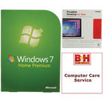 Microsoft Windows 7 Home Premium (32 or 64-Bit) Kit with Parallels Desktop 6 and Configuration