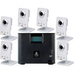 Iomega StorCenter 12TB Cloud Network Storage with 6 AXIS M1031-W Cameras