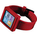 Hex Sport Watch Band for iPod nano 6th Generation (Red)