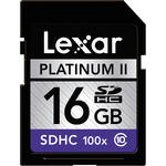 Lexar 16GB SDHC Memory Card Platinum II Class 10