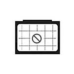 Beattie Intenscreen Split Image Diagonal Grid for Nikon F3