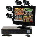 Lorex Security Camera System with 4 Cameras / 8-Channel DVR / 13.3" Monitor