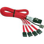 Promise Technology Mini-SAS to SATA(x4) with Sideband Signals (0.5 m)