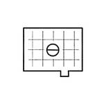 Beattie Intenscreen Split Image Horizontal Grid for Pentax PZ-1
