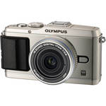 Olympus E-P3 PEN Digital Camera with 17mm Lens (Silver)