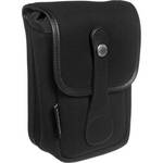 Billingham AVEA 5 Pouch (Black Canvas, Black Leather, Nickel Fittings)