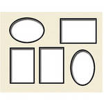 Savage ProMatte Pre-Cut Museum Mat (11 x 14", Polar White/Polar White)