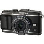 Olympus E-P3 PEN Digital Camera with 17mm Lens (Black)