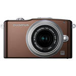 Olympus E-PM1 Digital Camera with 14-42mm II Lens (Brown)