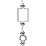 Altman 450-Type-16 Single Pipe In-line Bracket