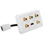 Atlona HDMI + Component With Video Wall Plate